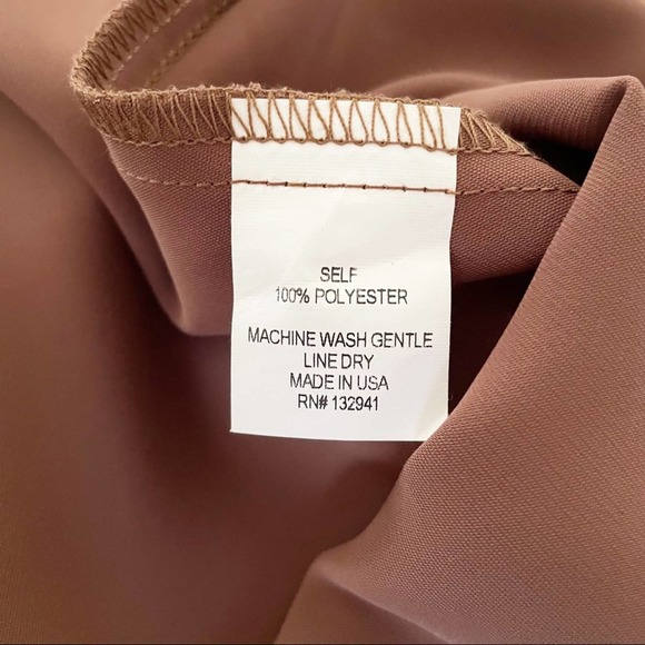 AMANDA UPRICHARD Brown Wendy Dress Swing Mini 1X - Picture 8 of 8